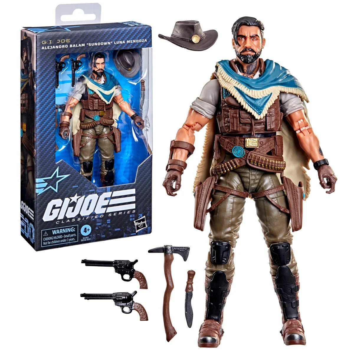 Alejandro Balam "Sundown" Luna Mendoza "200" G.I. Joe Classified Series 6 inch Action Figure by Hasbro with accessories