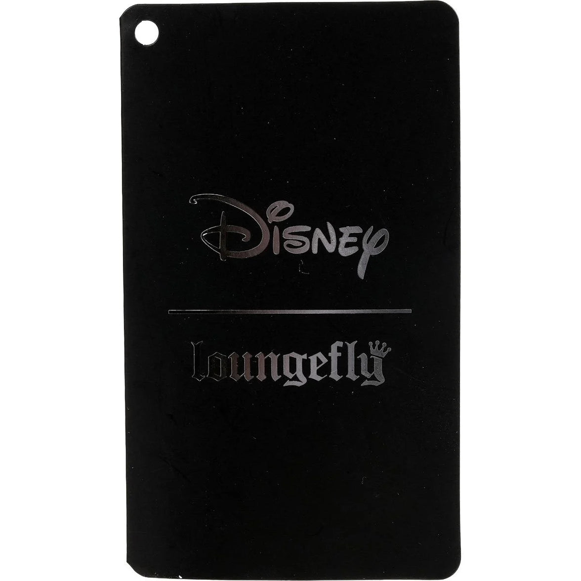 Black Disney Loungefly brand tag with silver logos for Loungefly Alice in Wonderland Sketch Mini-Backpack - Entertainment Earth Exclusive|Authentic with Tags