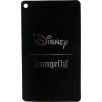 Black Disney Loungefly brand tag with silver logos for Loungefly Alice in Wonderland Sketch Mini-Backpack - Entertainment Earth Exclusive|Authentic with Tags