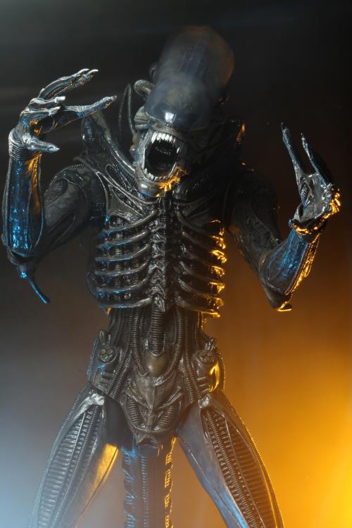 Alien Ultimate 40th Anniversary Big Chap 7-Inch Xenomorph Action Figure by NECA with detailed sculpt and articulated limbs new in box collectible