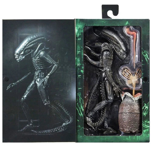 Alien Ultimate 40th Anniversary Big Chap 7-Inch Xenomorph Action Figure by NECA new in box with egg and facehugger accessories collectible
