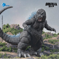 Giant Monsters All-Out Attack Heat Ray Godzilla Exquisite Basic Series Action Figure 6 inch by Exquisite posing with detailed sculpt and blue dorsal fins