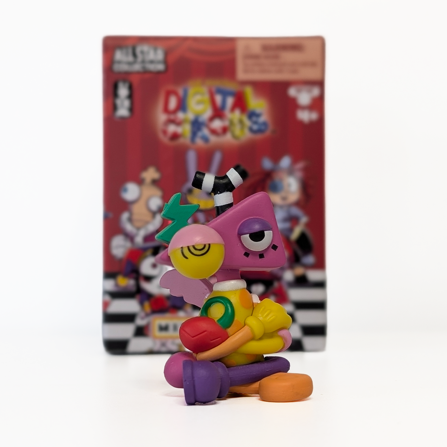 Digital Circus All Star Collection MiniFigures U-Pick collectible by Glitch Studios featuring a colorful character figurine.