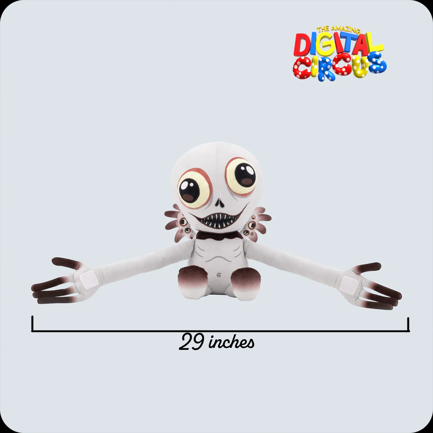 Angel The Amazing Digital Circus 11" Soft Plush Toy New With Tags Glitch Authentic extended arms with detailed face and features