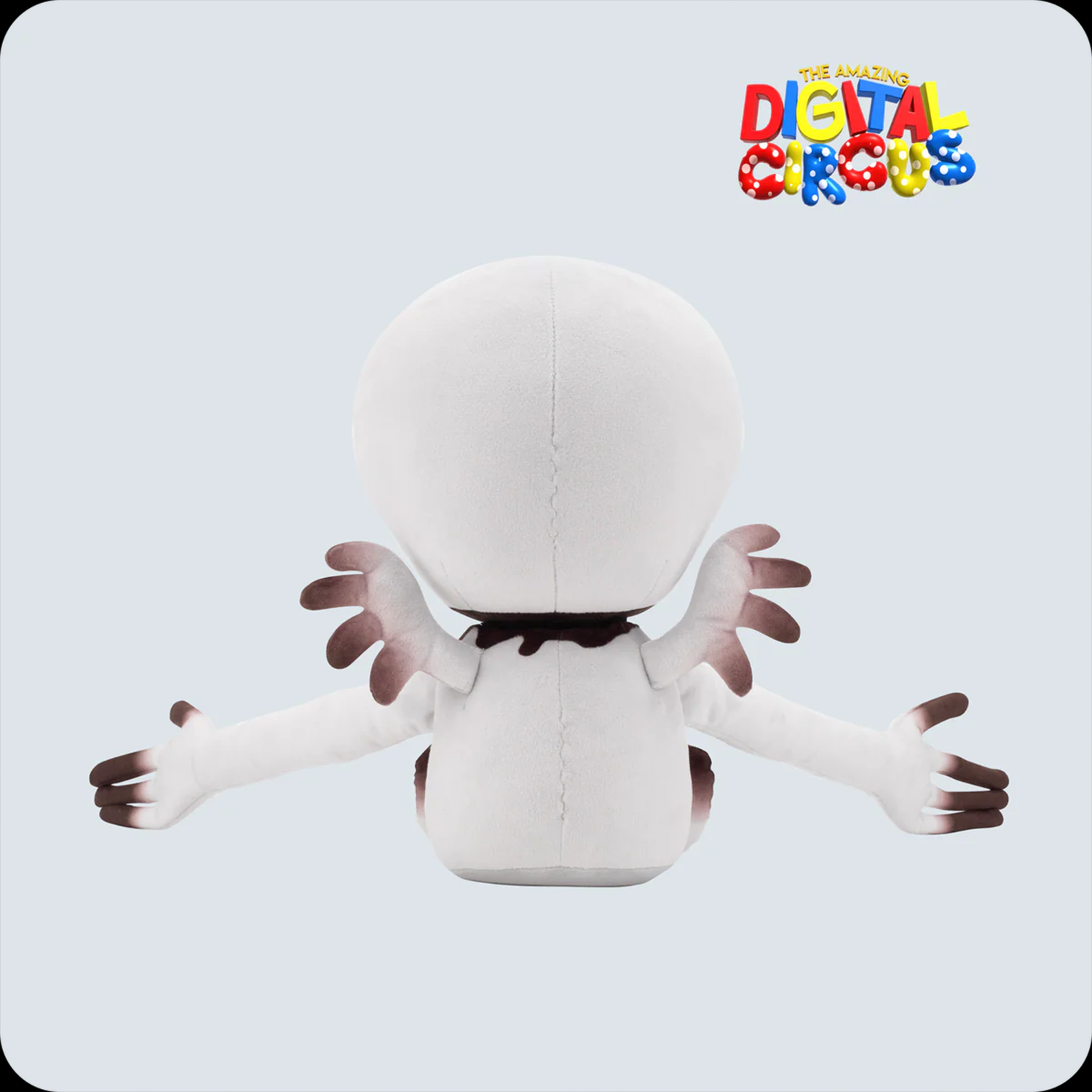 Angel The Amazing Digital Circus 11" Soft Plush Toy New With Tags Glitch Authentic showing back with outstretched arms