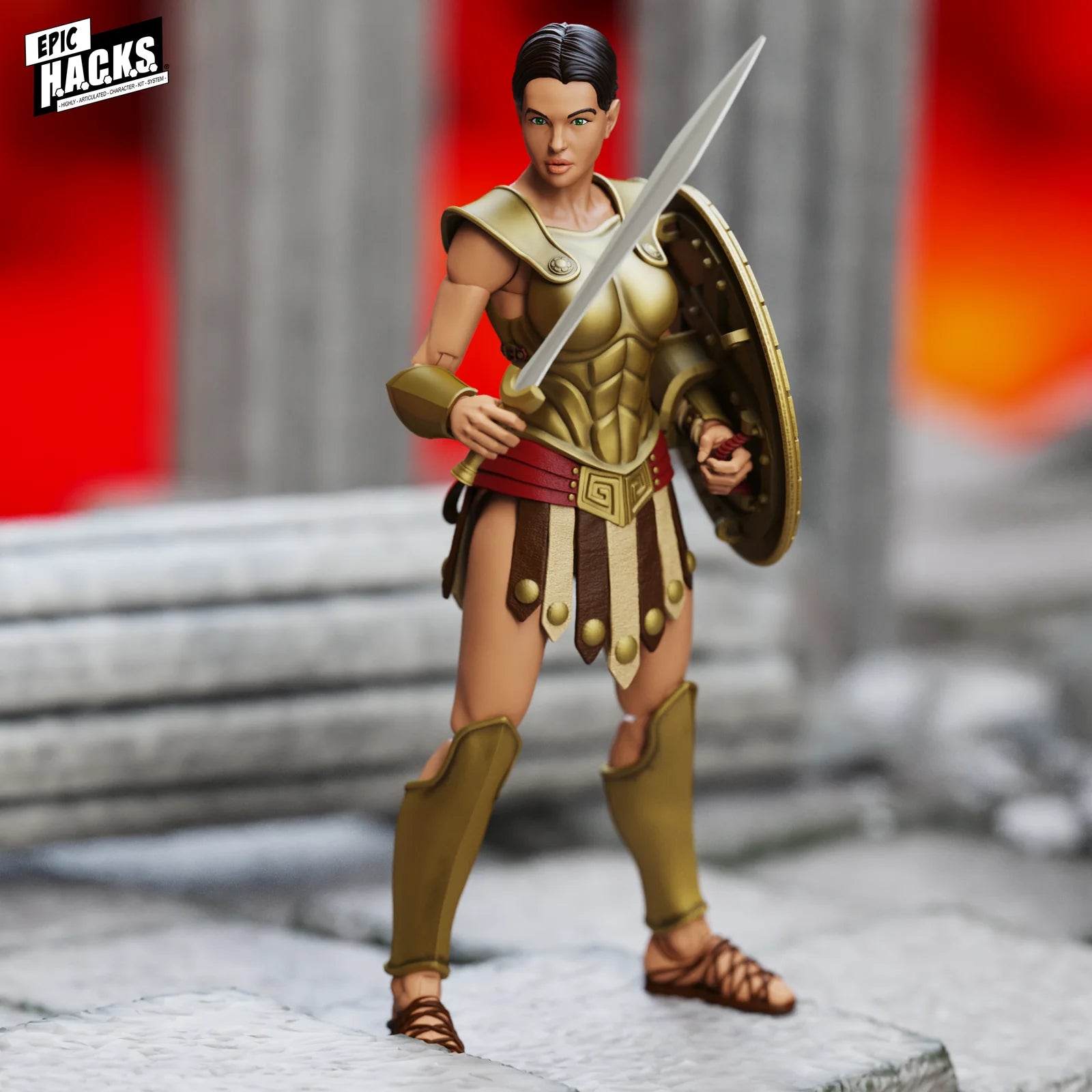 Pride of Ares Epic H.A.C.K.S. Core 1:12 Scale Action Figure - Boss Fight Studio Llc new in box warrior with sword and shield