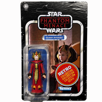 Queen Amidala Star Wars Retro Collection Action Figure in case by Kenner packaged collectible figure