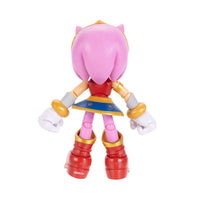 DC x Sonic the Hedgehog 5" Amy as Wonder Woman Action Figure new in box by Go Figment collectible toy back view