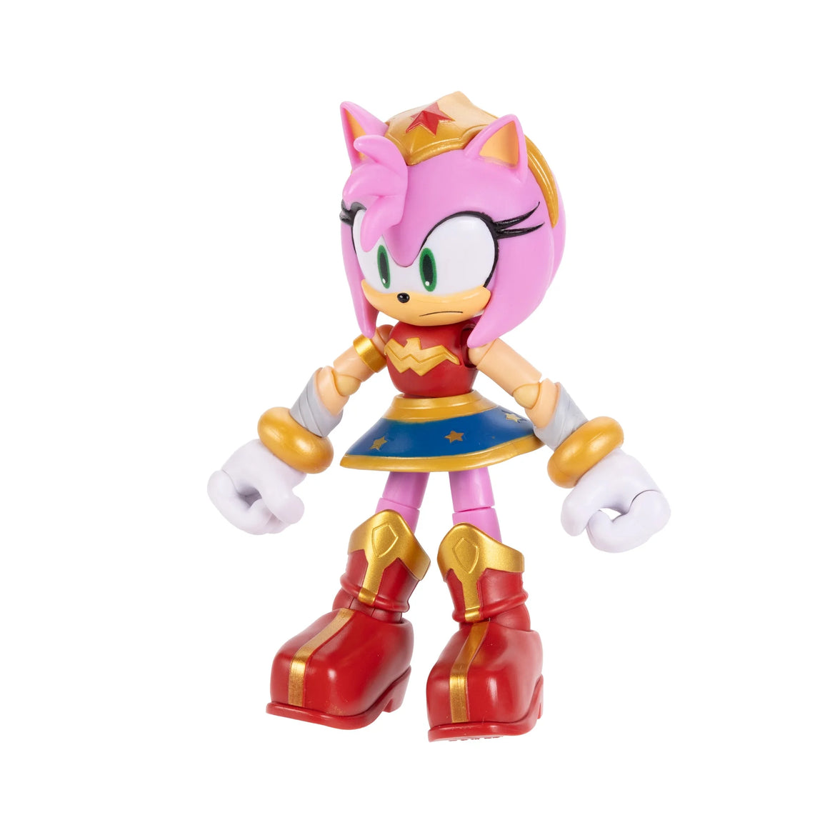 DC x Sonic the Hedgehog 5" Amy as Wonder Woman Action Figure by Go Figment new in box 5-inch collectible toy