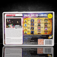 Back packaging for "Anakritis Gorgon Vitruvian H.A.C.K.S. Series 1 Gorgon Horde 4" Figure by Boss Fight Studio Llc showing character bio and series lineup