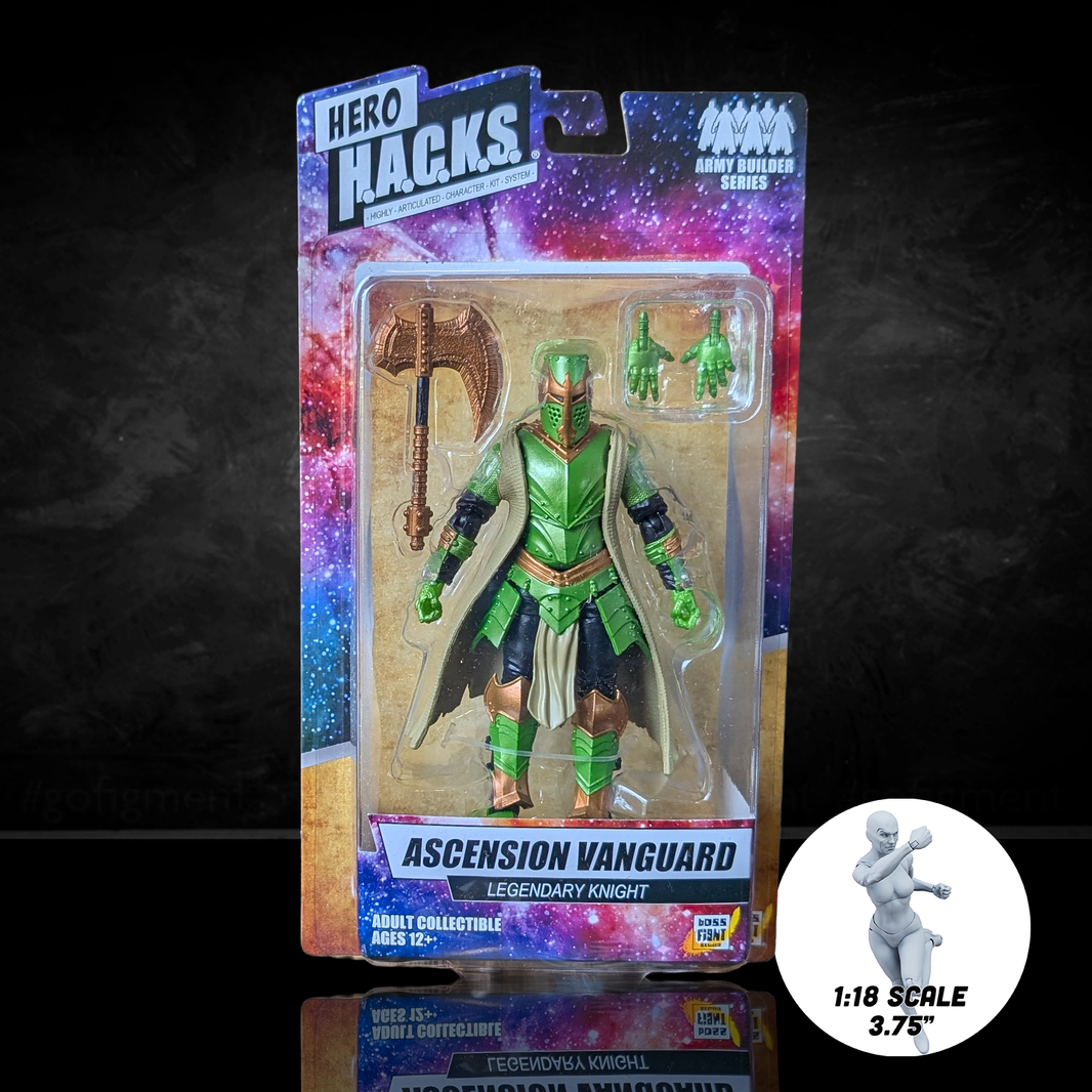 Ascension Vanguard Hero - Vitruvian H.A.C.K.S. 1:18 Scale Action Figure new in box by Boss Fight Studio Llc