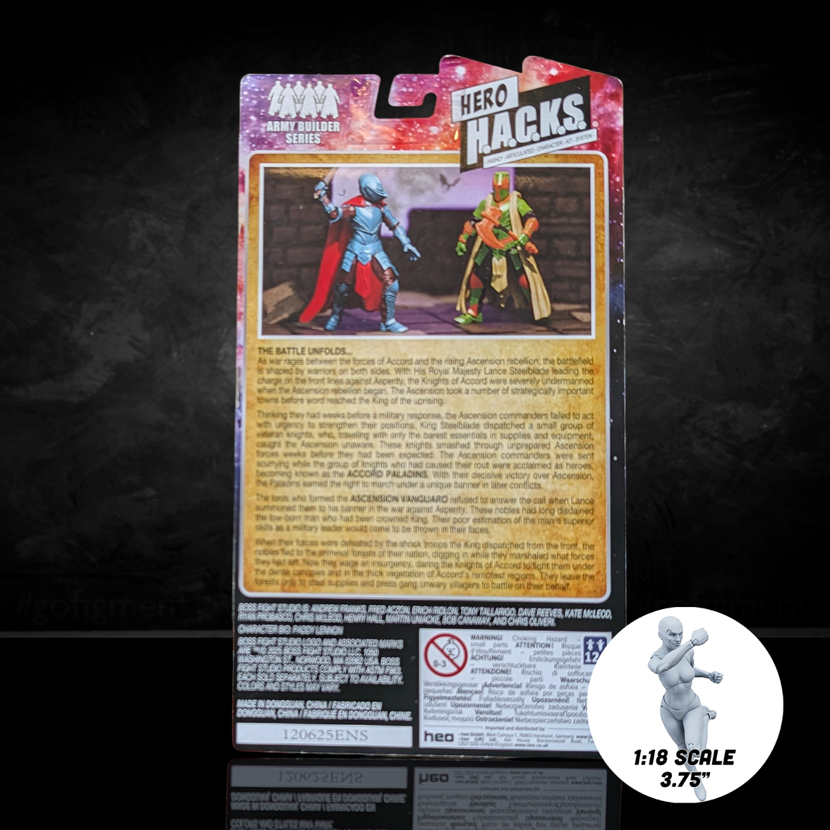 Ascension Vanguard Hero - Vitruvian H.A.C.K.S. 1:18 Scale Action Figure new in box by Boss Fight Studio Llc collectible