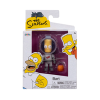 Bart Simpson In Astronaut Costume The Simpsons 2.5" Action Figure Jakks Pacific new in box collectible