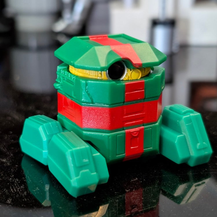 Hasbro B2-EMO loose Star Wars 3.75-inch festive droid action figure with green and red holiday design