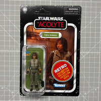 Osha Aniseya Star Wars Retro Collection Action Figure 1:18 Scale Acolyte by Kenner in carded packaging