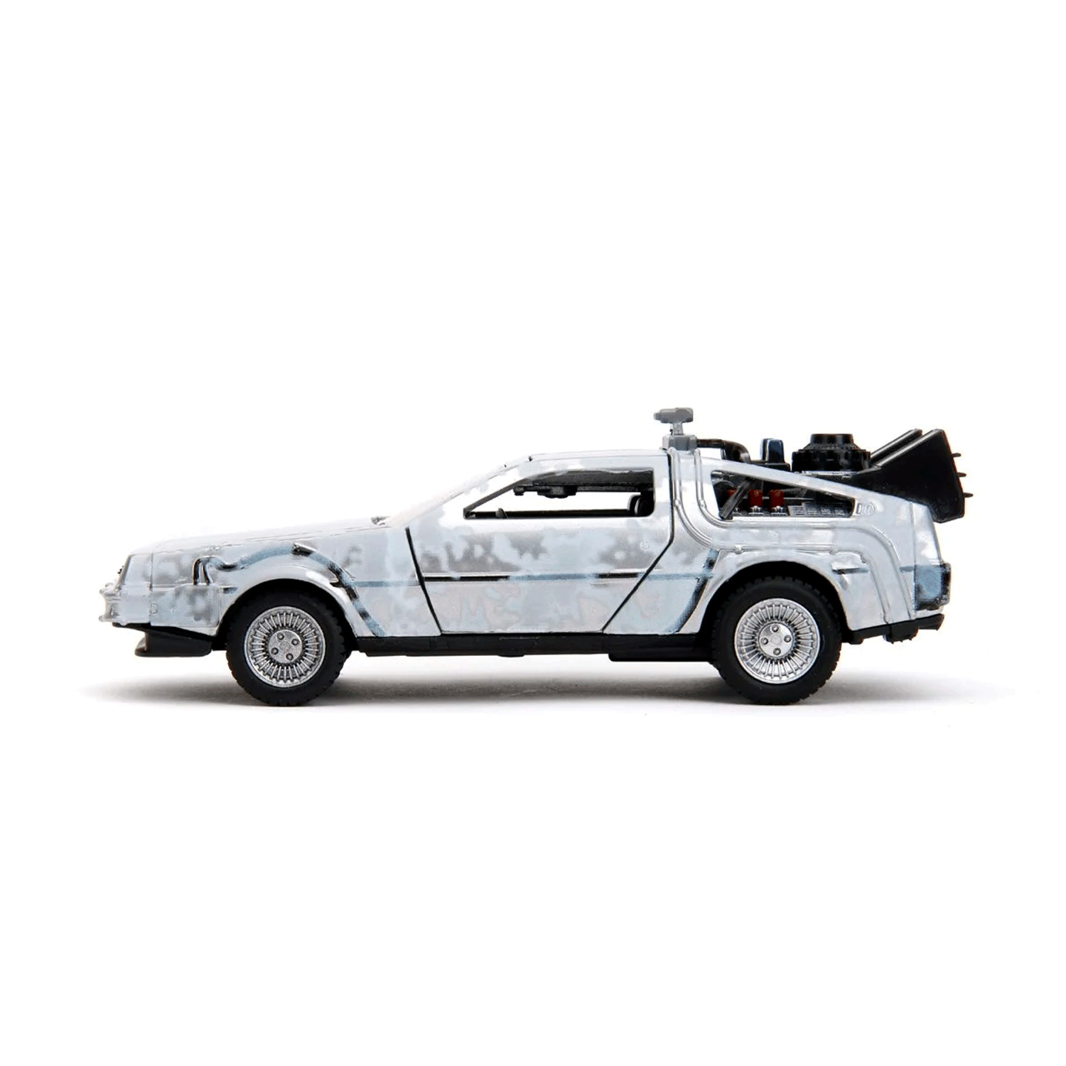 Go Figment Back to the Future Time Machine Frost 1:24 scale die-cast vehicle with detailed design and wheels