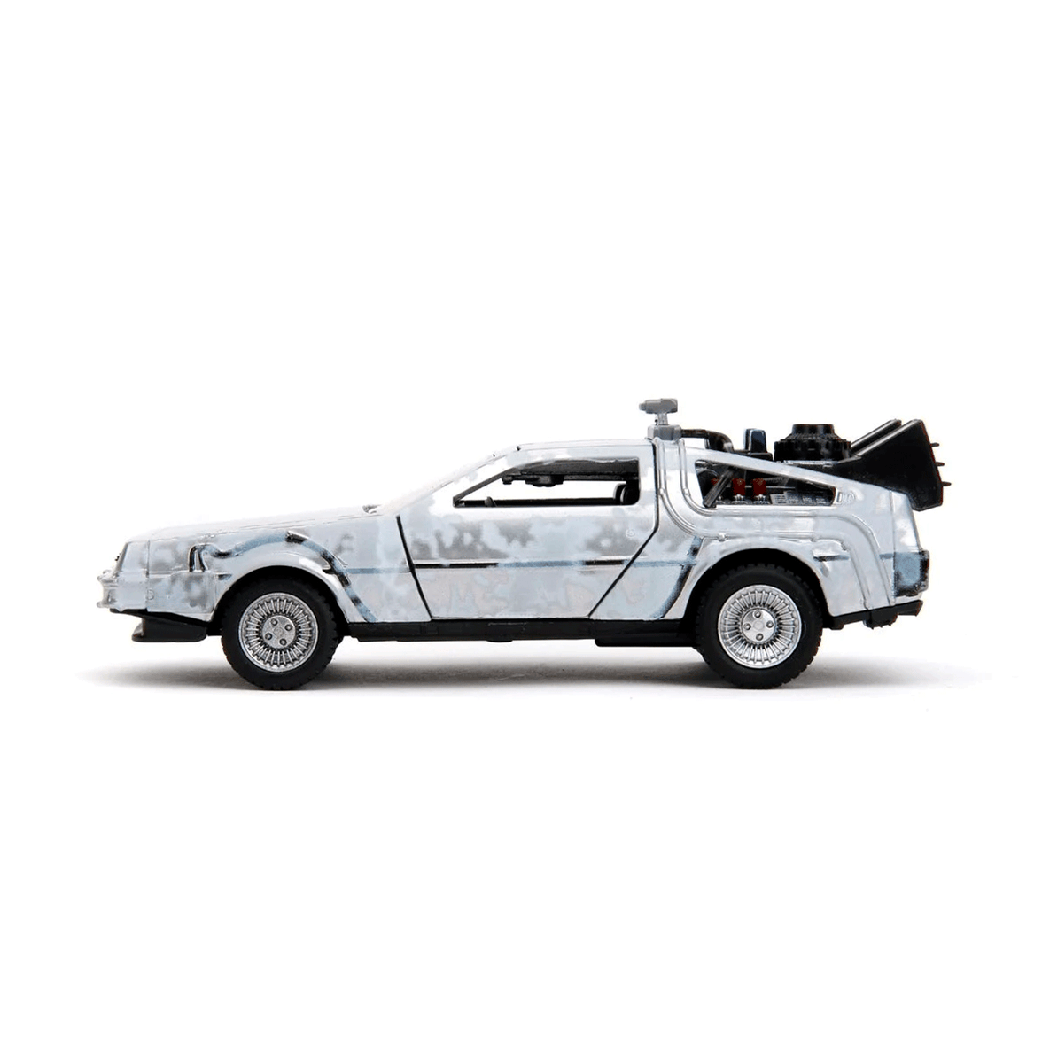 Go Figment Back to the Future Time Machine Frost 1:24 scale die-cast vehicle with detailed design and wheels