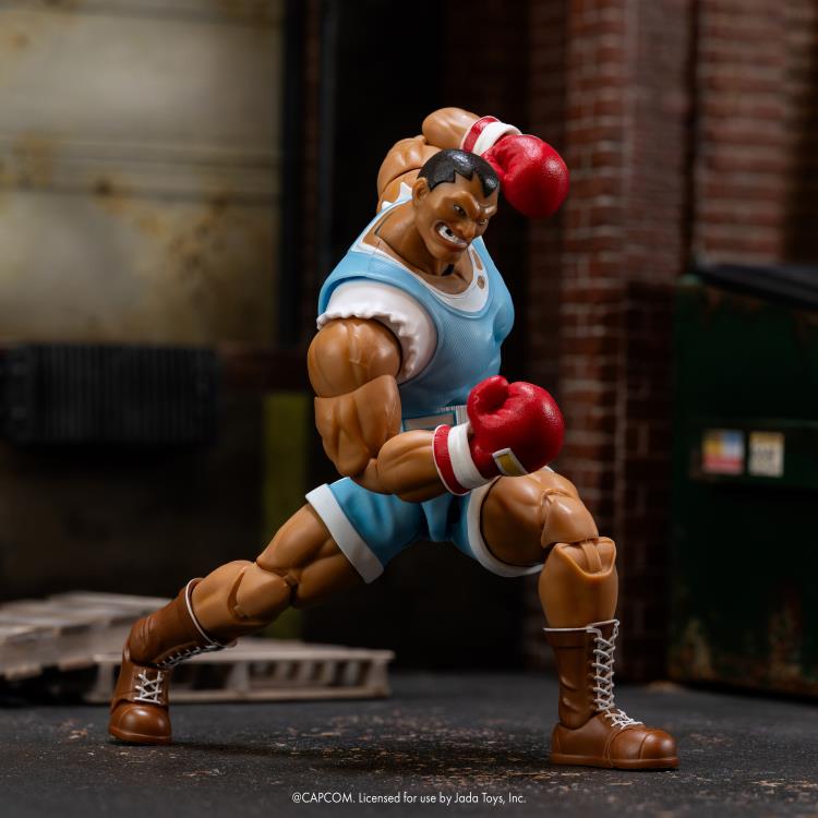 Ultra Street Fighter II Balrog 6-Inch Scale Deluxe Action Figure - The Ruthless Enforcer by Jada Toys in dynamic pose new in box