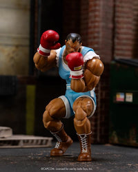 Ultra Street Fighter II Balrog 6-Inch Scale Deluxe Action Figure - The Ruthless Enforcer by Jada Toys posed ready to fight new in box