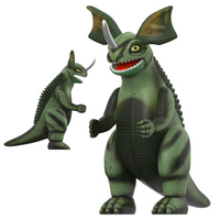 Super7 Toho ReAction Wave 1 Baragon 3.75-inch retro style action figure in green with horn and fins