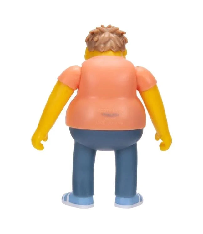 The Simpsons Barney Gumble 2.5-Inch Action Figure Springfield’s Favorite Regular by Jakks Pacific new in box collectible toy back view
