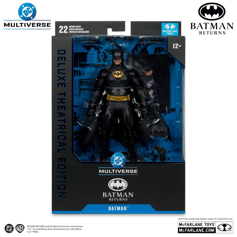 McFarlane 7-inch Batman Returns DC Multiverse Batman deluxe theatrical edition action figure in packaging