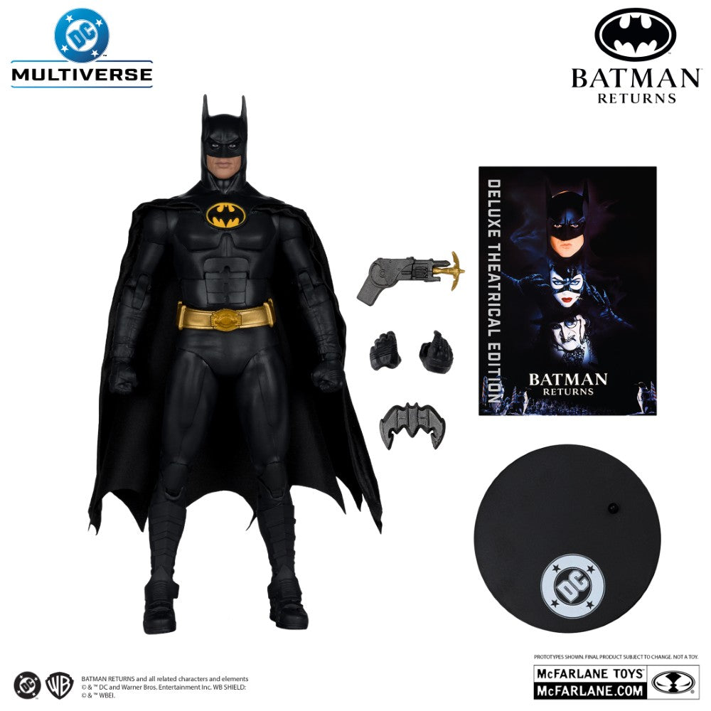 McFarlane DC Multiverse Batman Returns 7-inch action figure with accessories and display base deluxe theatrical edition