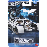 Mattel - Hot Wheels 1:64 Silver Series Batman 5-Piece S Assortment (DC) featuring The Dark Knight Batmobile toy car
