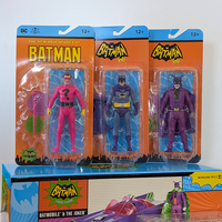 McFarlane Batman '66 1:12 scale action figures with Joker, Batman, and Riddler in original packaging
