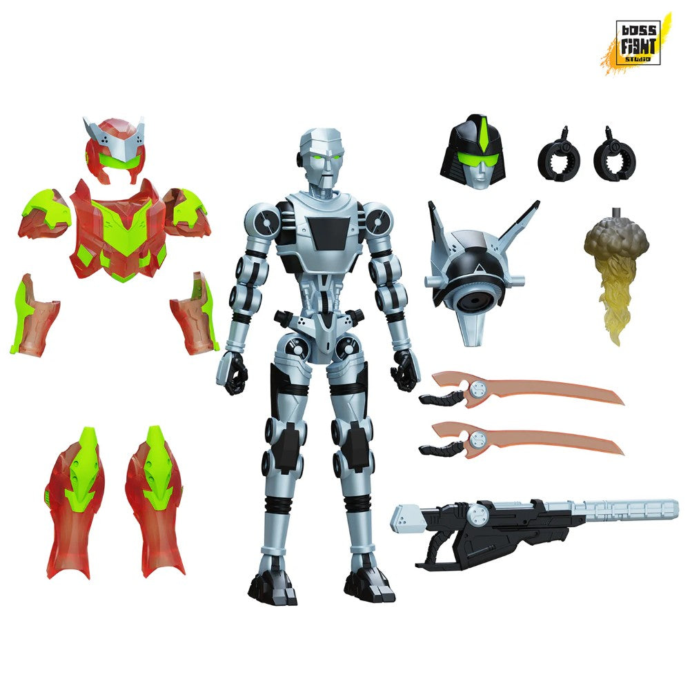 Combat Drone CGT Agile Battle Robot Epic H.A.C.K.S. 1:12 Scale Action Figure Boss Fight Studio with multiple armor and weapon accessories