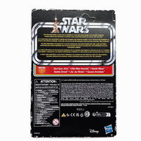 Battle Droid Star Wars Retro Collection Action Figure 1:18 Scale TPM Kenner back packaging
