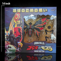 Battra 1992 Super7 Reaction Action Figure Toho Ultimates! with Godzilla and Mothra packaging by Super7 collectible toy