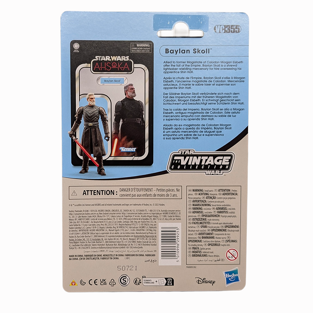 Baylan Skoll 1:18|3.75" Action Figure Star Wars Vintage Collection VC-355 in case Kenner packaging