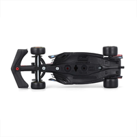 Bburago 1:43 scale model of Ferrari SF-24 #55 Carlos Sainz Formula 1 car shown from underneath view