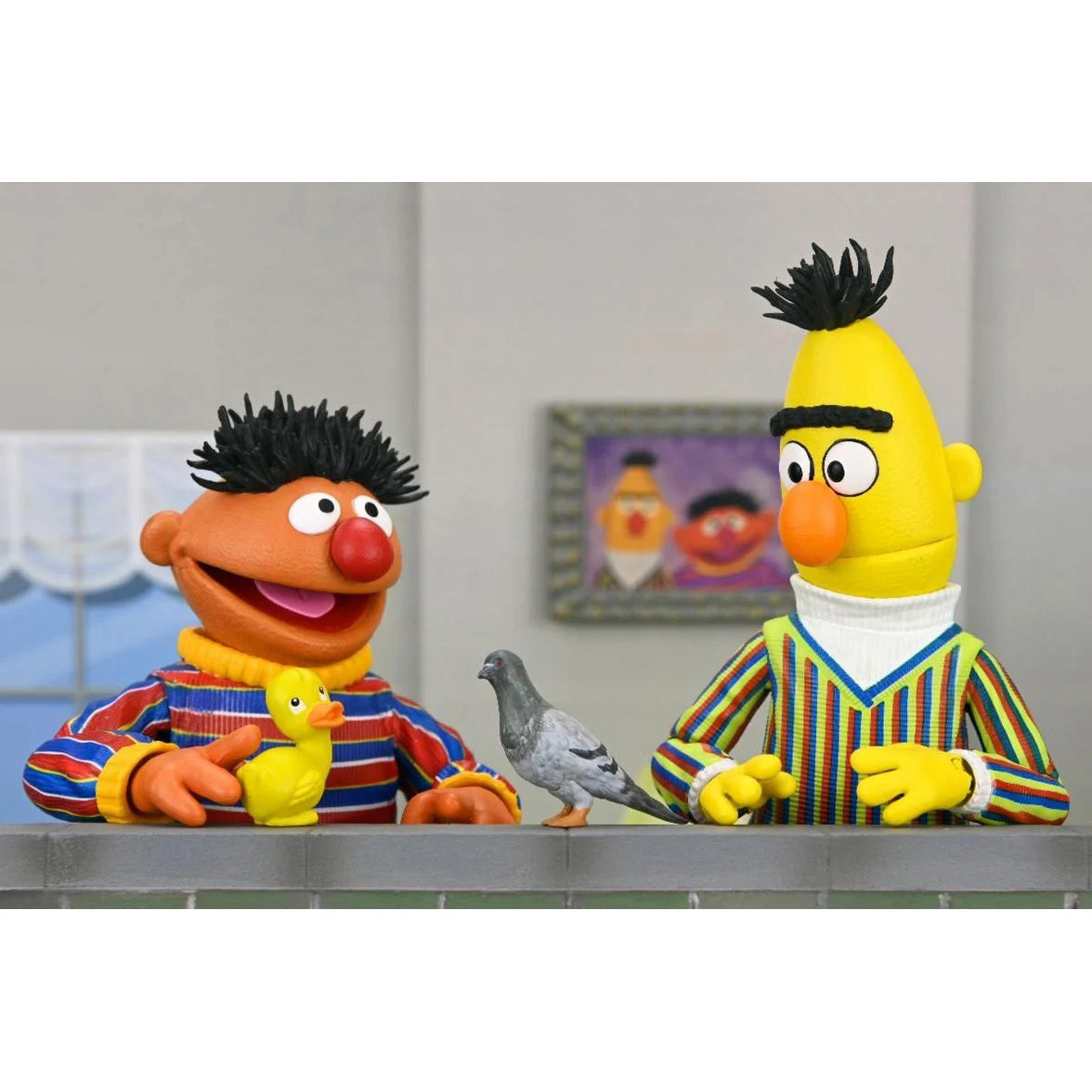 Bert - Sesame Street Ultimate NECA 7-Inch Scale Action Figure new in box wearing striped sweater collectible by Neca