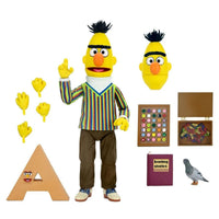 Bert - Sesame Street Ultimate NECA 7-Inch Scale Action Figure new in box with extra head, hands, and accessories by Neca