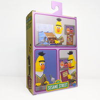 Bert - Sesame Street Ultimate NECA 7-Inch Scale Action Figure new in box with colorful scene packaging by Neca