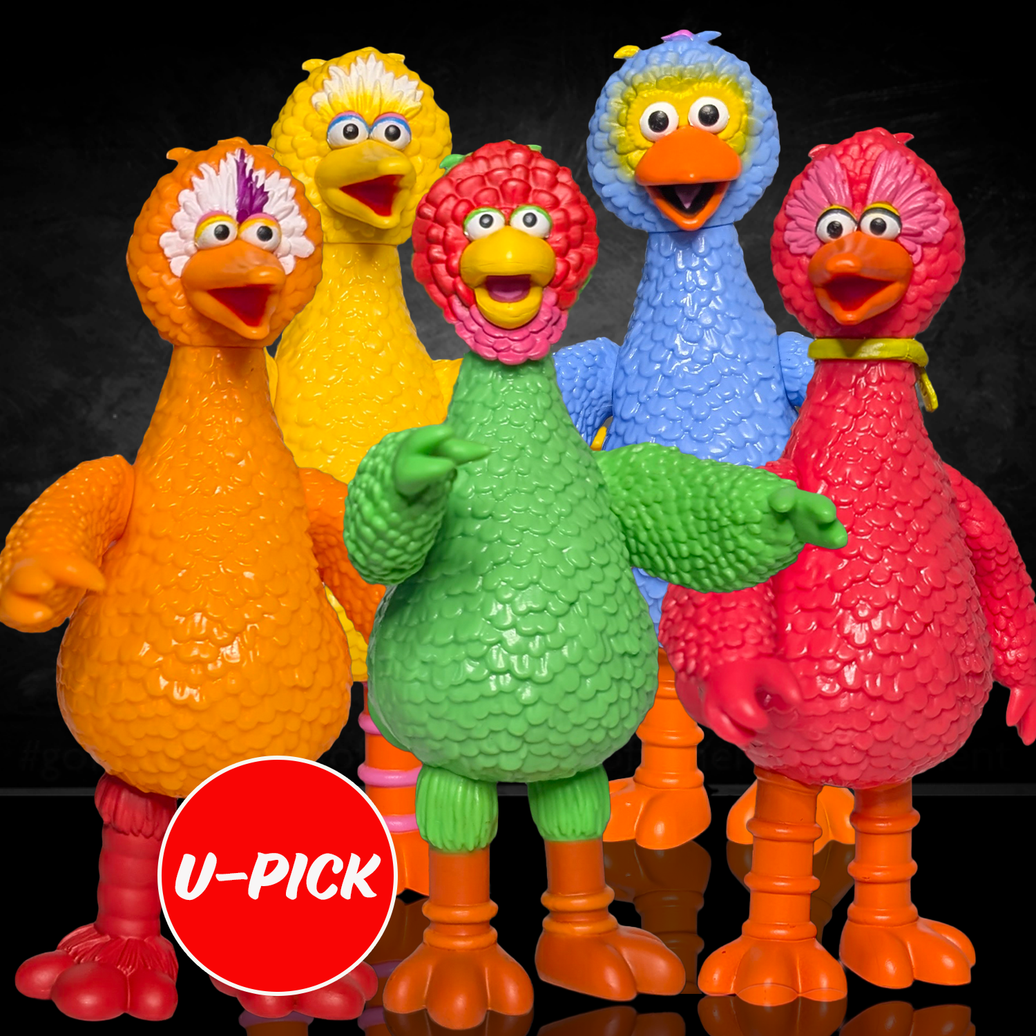 Sesame Street Blind Box Wave 5 U-PICK - Big Birds From Around The World collectible figures by Go Figment in vibrant colors