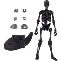Vitruvian H.A.C.K.S. BLACK 1:18 Scale Action Figure: Skeleton Blank by Boss Fight Studio Llc with extra hands and display base