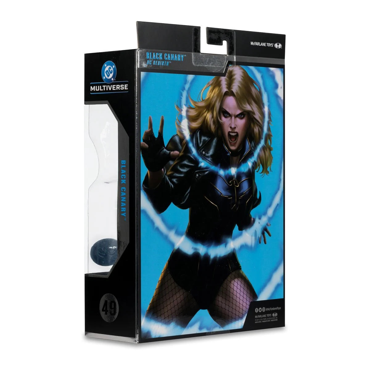 DC Multiverse McFarlane Collector Edition Black Canary DC Rebirth #54 7-Inch Action Figure new in box by McFarlane
