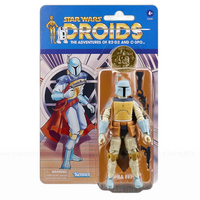 Star Wars The Black Series Droids Boba Fett 6-Inch Action Figure by Hasbro in retro Kenner-style packaging