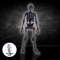 Vitruvian H.A.C.K.S. BLACK 1:18 Scale Action Figure: Skeleton Blank by Boss Fight Studio Llc new in box collectible