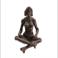 EPIC H.A.C.K.S. Blank Female COFFEE 6" Scale Premium Action Figure seated pose new in box by Boss Fight Studio Llc