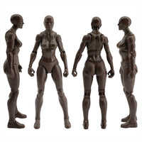EPIC H.A.C.K.S. Blank Female COFFEE 6" Scale Premium Action Figure new in box by Boss Fight Studio Llc shown from multiple angles