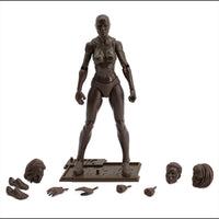 EPIC H.A.C.K.S. Blank Female COFFEE 6" Scale Premium Action Figure new in box with extra heads and hands by Boss Fight Studio Llc