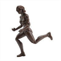 EPIC H.A.C.K.S. Blank Female COFFEE 6" Scale Premium Action Figure by Boss Fight Studio Llc posed running new in box
