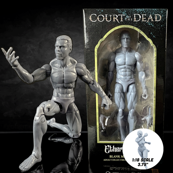 Ethereal Ash Male Court of the Dead Action Figure Blank 1:18th Scale new in box by Boss Fight Studio Llc