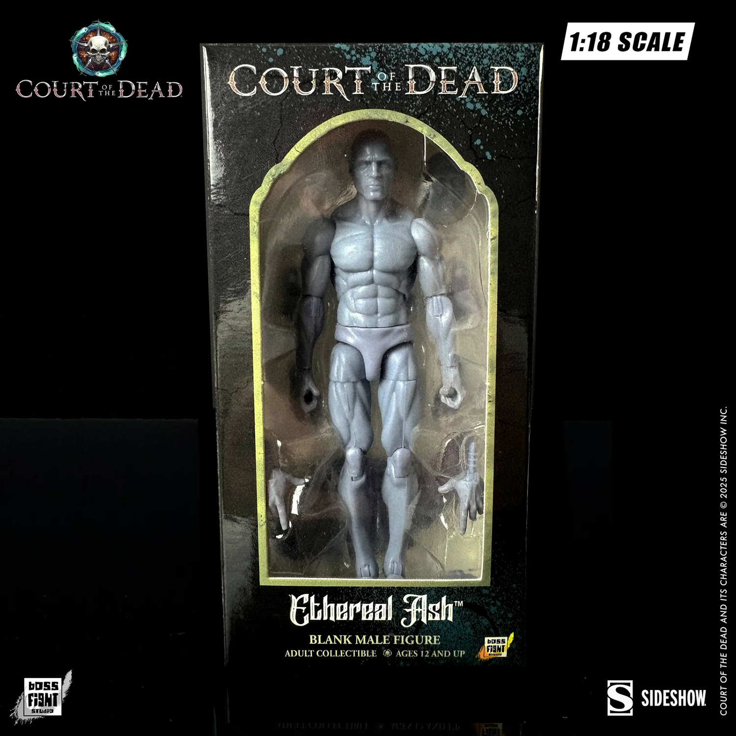 Ethereal Ash Male Court of the Dead Action Figure Blank 1:18th Scale new in box by Boss Fight Studio Llc