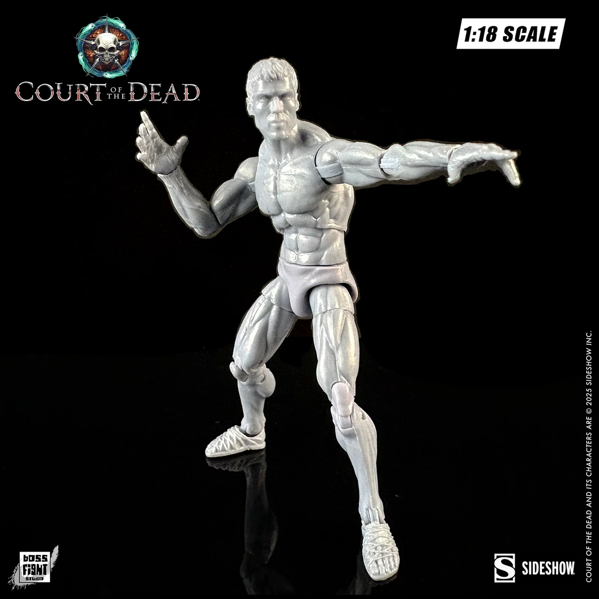 Ethereal Ash Male Court of the Dead Action Figure Blank 1:18th Scale new in box by Boss Fight Studio Llc