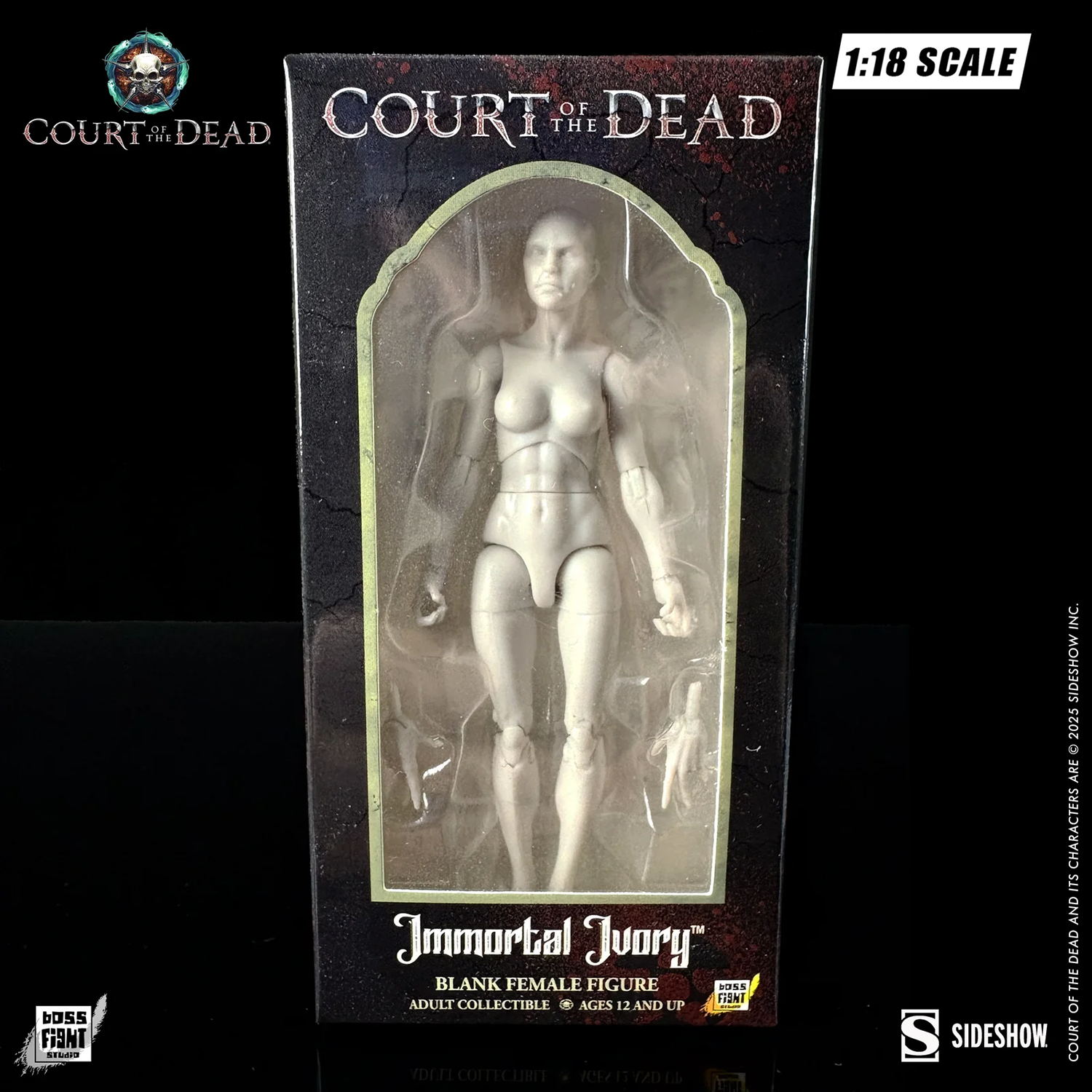 Immortal Ivory Female Court of the Dead Action Figure Blank 1:18th Scale new in box by Boss Fight Studio Llc